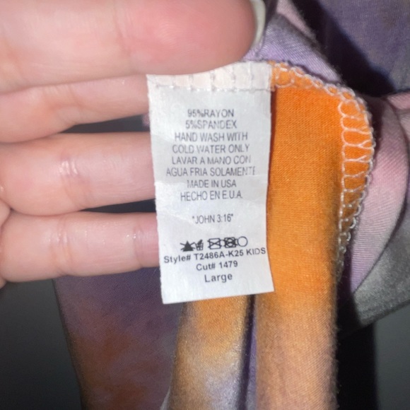 NWOT Tie Dye twisted front tee - Picture 4 of 5